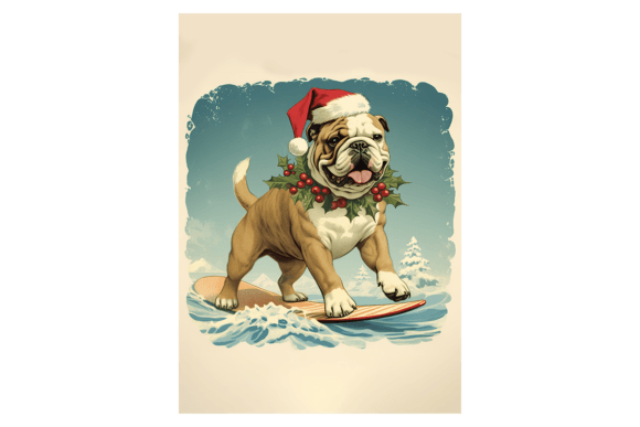 Bulldog Christmas Card Embroidery Review