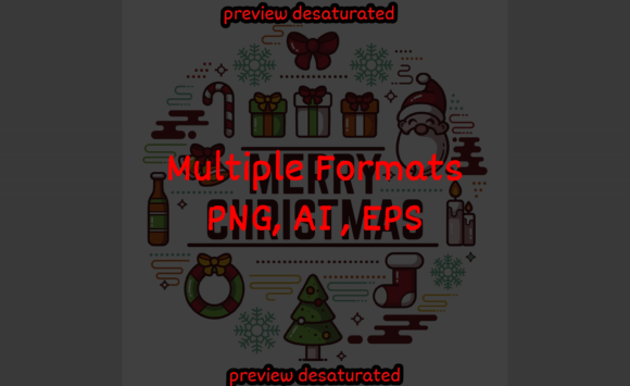 Christmas Background with Elements 2 Illustrations Review