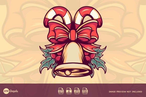 Christmas Bell and Candy - Illustrations Review