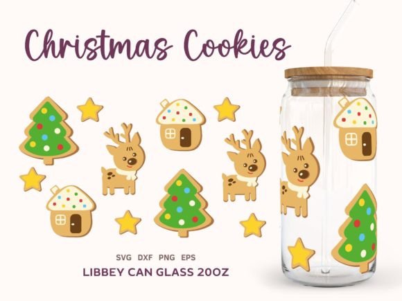 Christmas Cookies Can Glass 20oz SVG: A Designer’s Review for Packaging and Branding