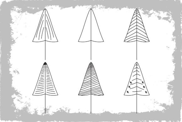 Christmas Hand Drawn Trees Bundle: A Seller’s Review of This Illustrations Asset