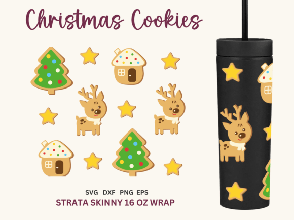 Christmas Strata Skinny Tumbler 16oz SVG Review
