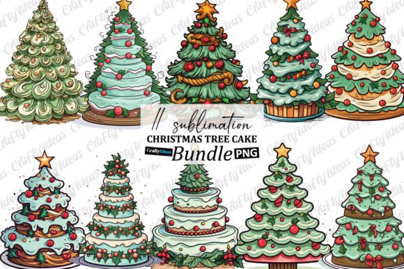 Christmas Tree Cake Sublimation Bundle Review