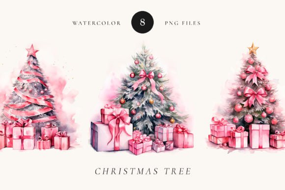 Christmas Tree PNG Clipart Watercolor