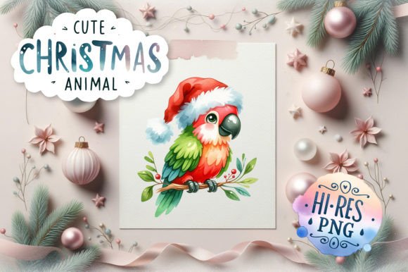Cute Christmas Parrot Watercolor Embroidery Review