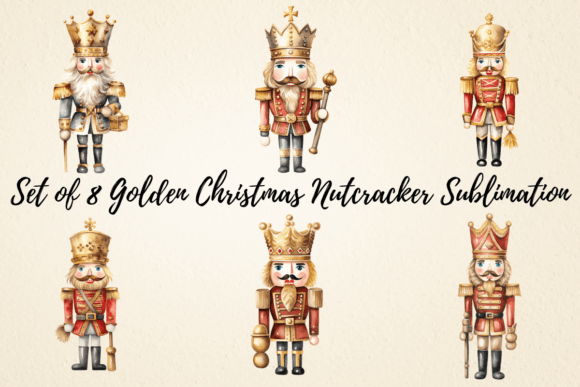 Golden Christmas Nutcracker Sublimation Illustrations Review