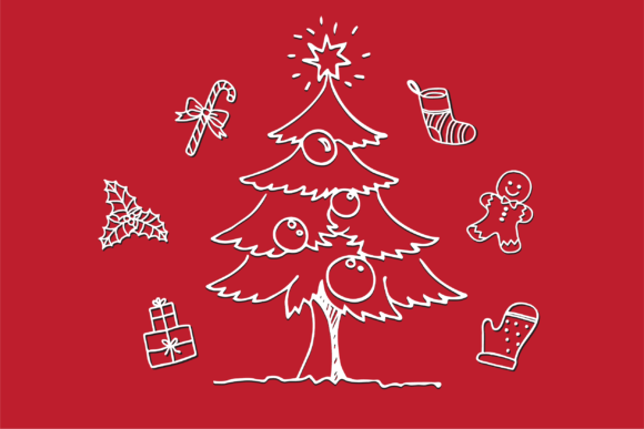 Merry Christmas Doodle Drawing Style: A Review of Modern Illustrations