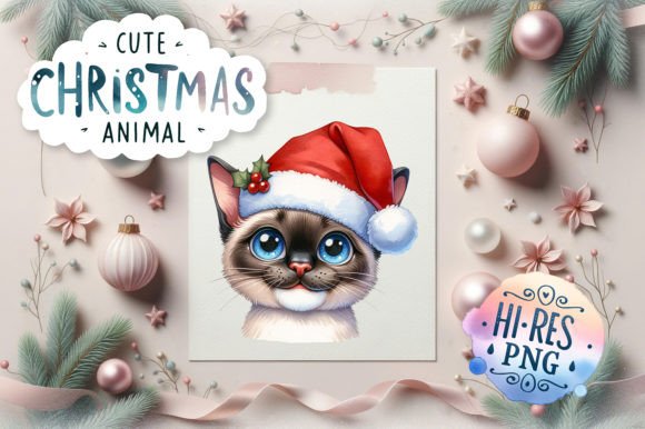 Siamese Cat Christmas Watercolor Embroidery Review