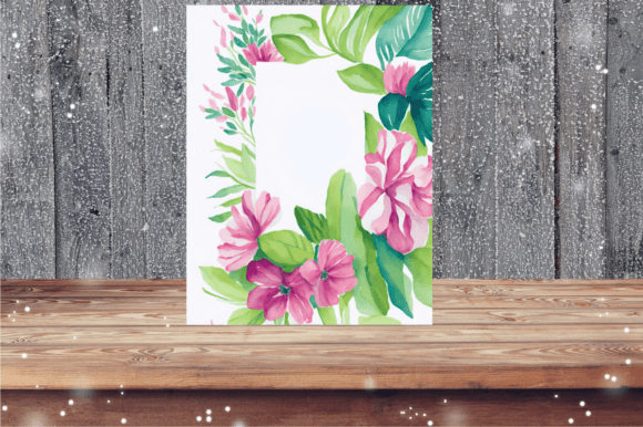 Watercolor Merry Christmas Card Illustrations Review